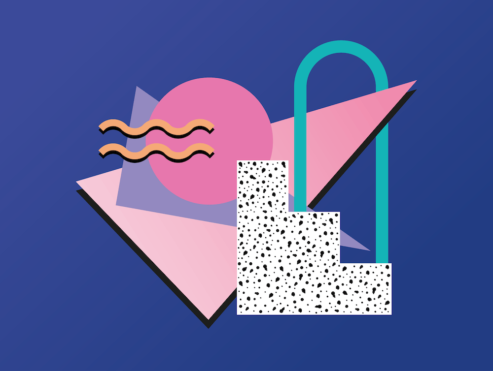Memphis Pattern 90s Retro Dreamwave 80s Nostalgia Artwork