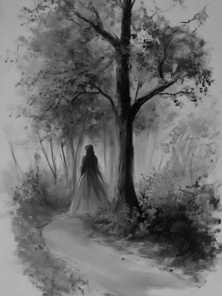 Girl In The Woods 1
