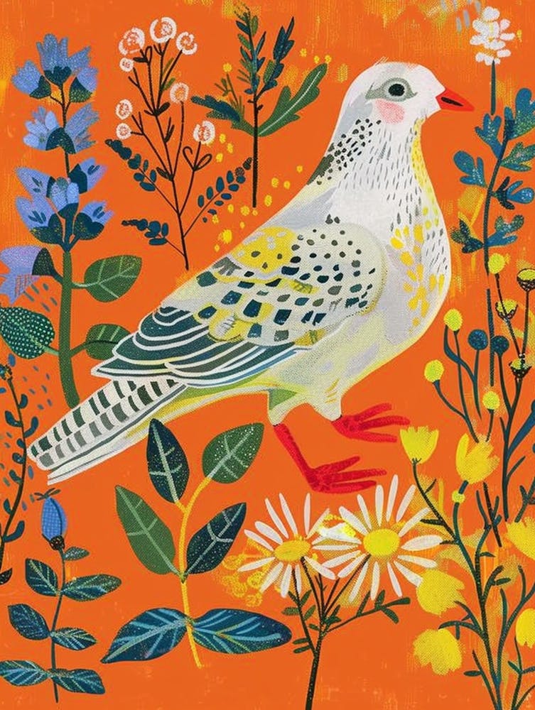 Spring Birds Dove 2