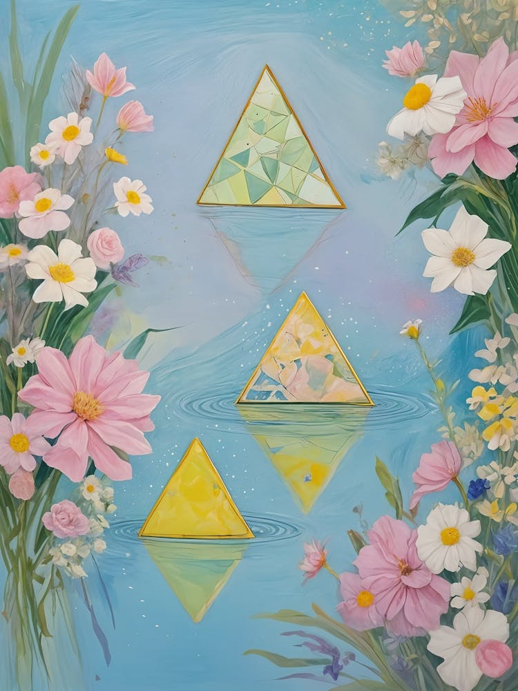 Three Triangles In The Water