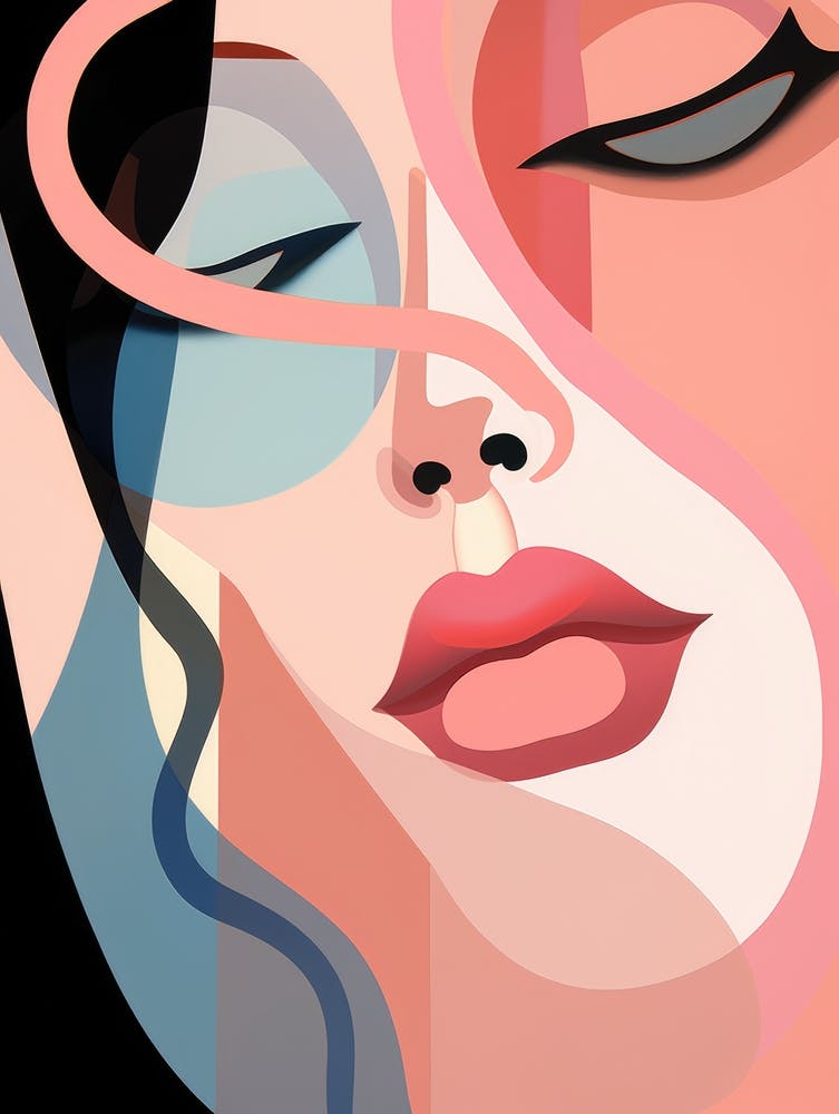 Abstract Portrait Of A Woman 1