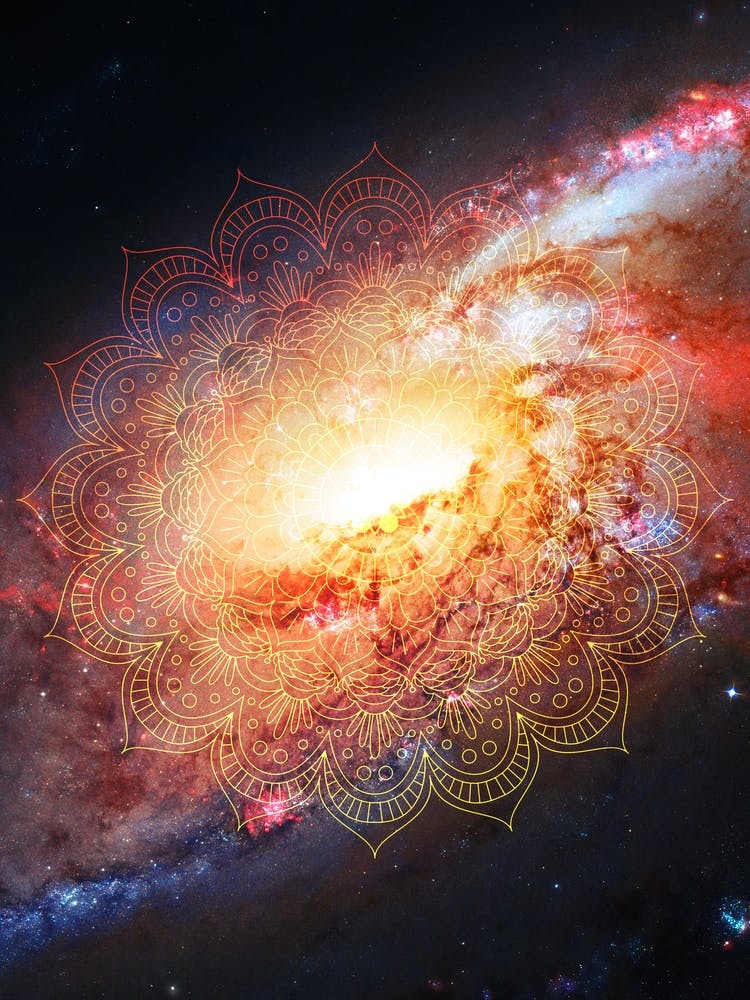 Cosmic mandala #2 - space poster