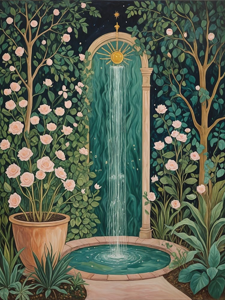 Rose Garden Fountain no2