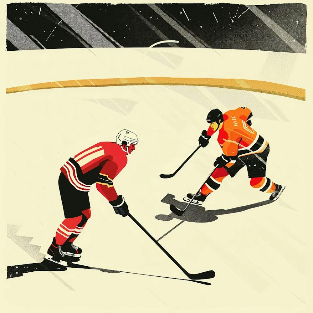 A Ice Hockey Match Minimal Illustration 1718700936 1