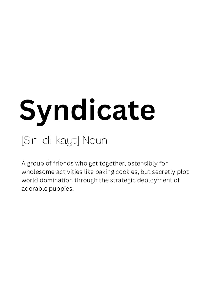Syndicate Definition Meaning