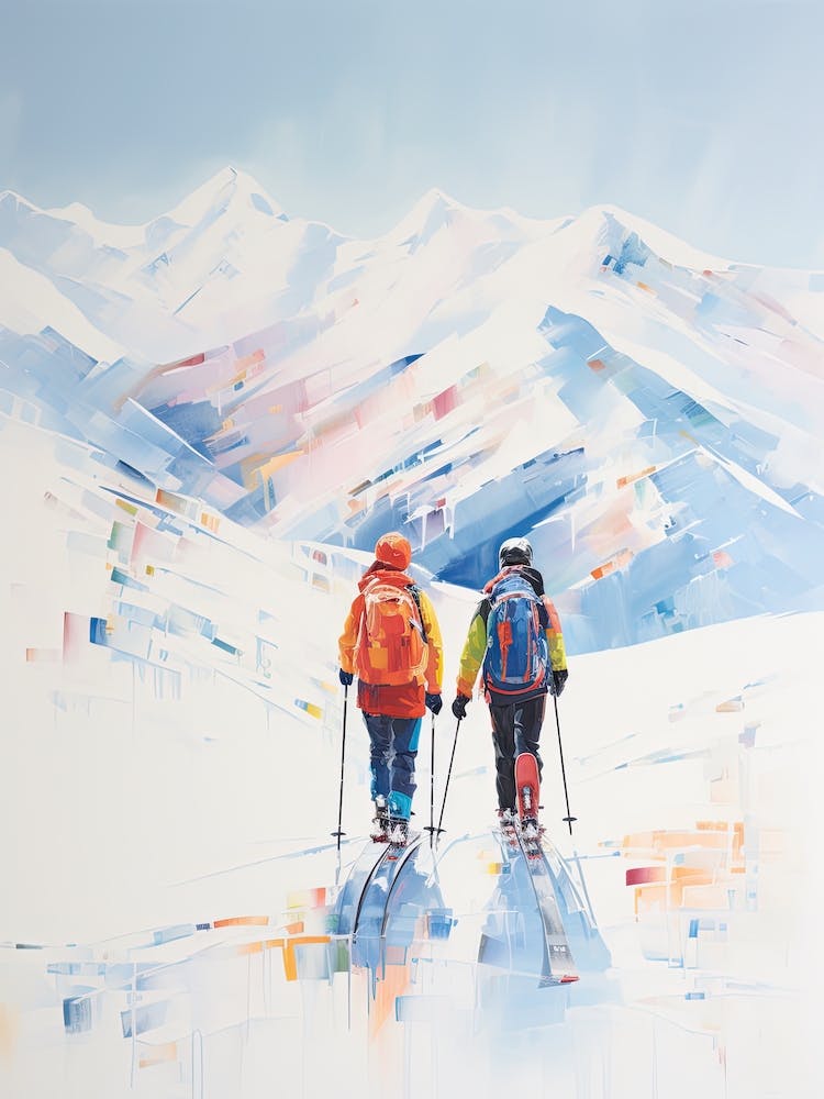 Kitzbuhel   Austria, Ski Resort Illustration 1