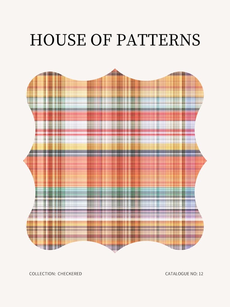 Checkered Pattern Poster 12