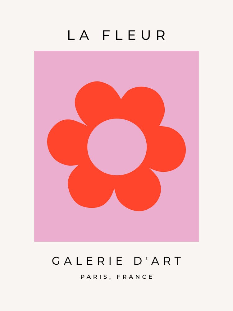 La Fleur | 02 – Floral Pink Retro Flower