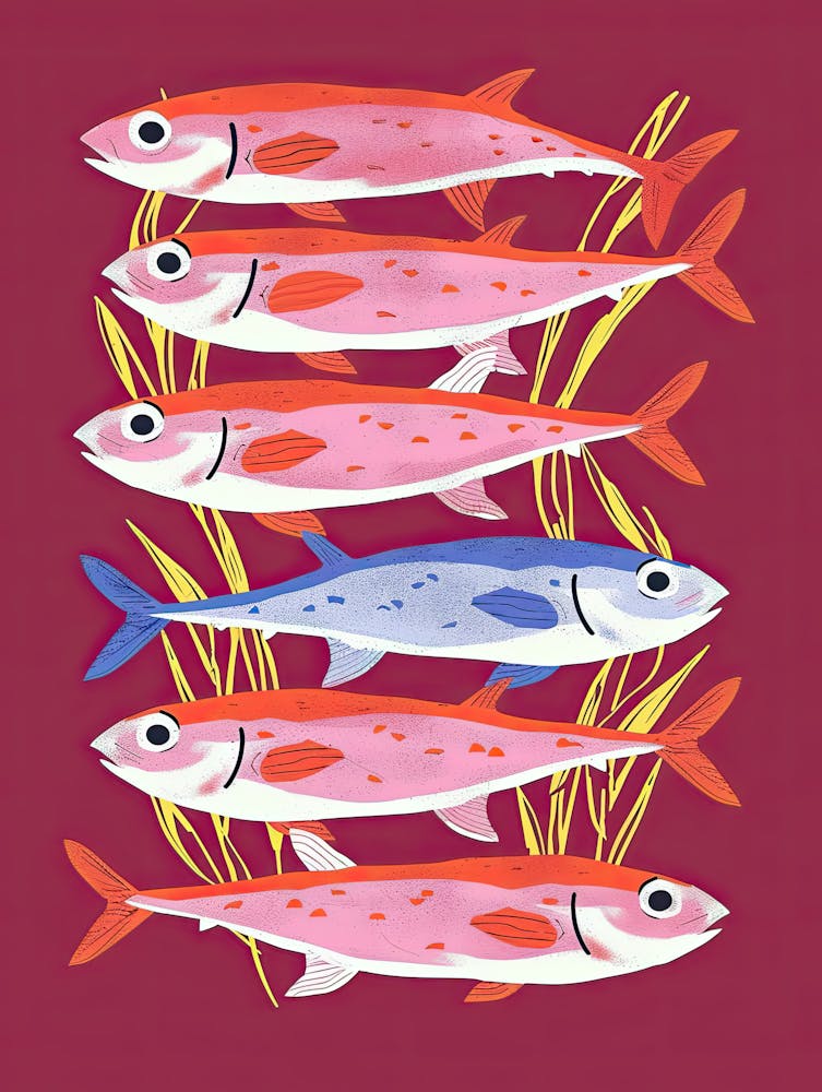 Tuna Drift Fish Poster