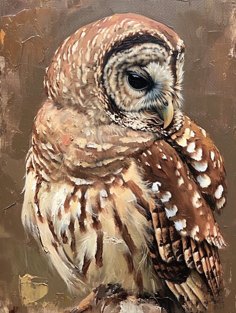 Barred Owl Painting 4