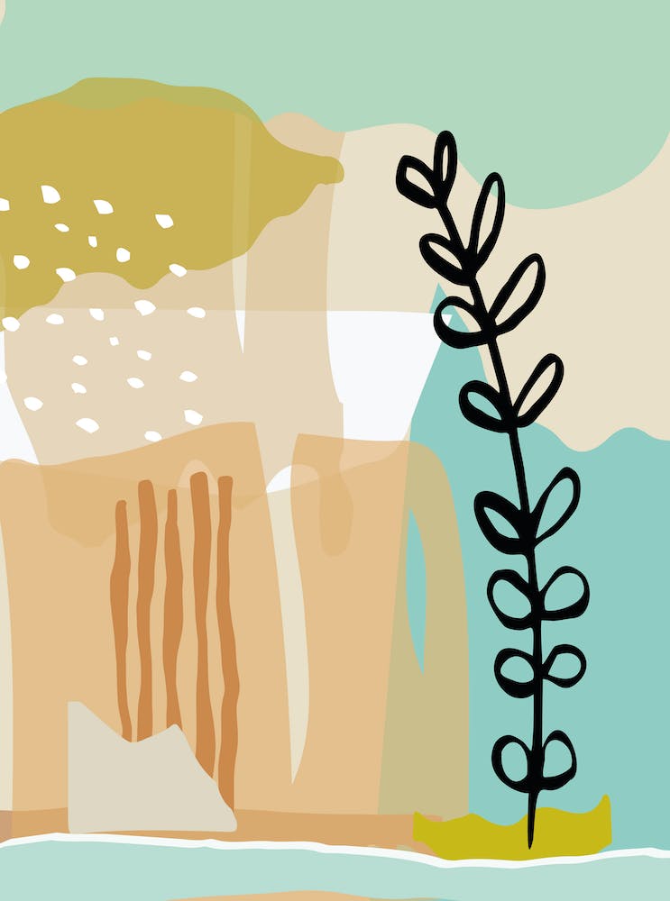 Abstract Landscape Painting