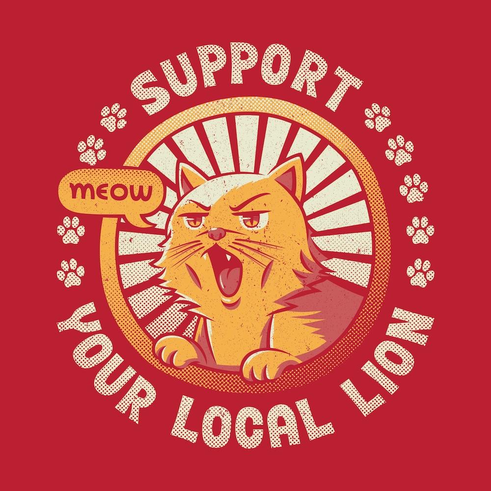 Support Your Local Lion Square