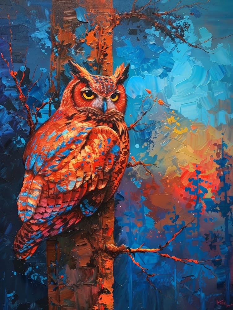 Owl In The Tree