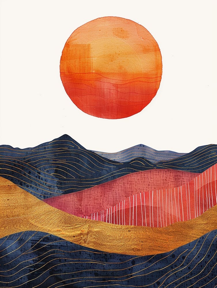 Sunset In The Mountains 7