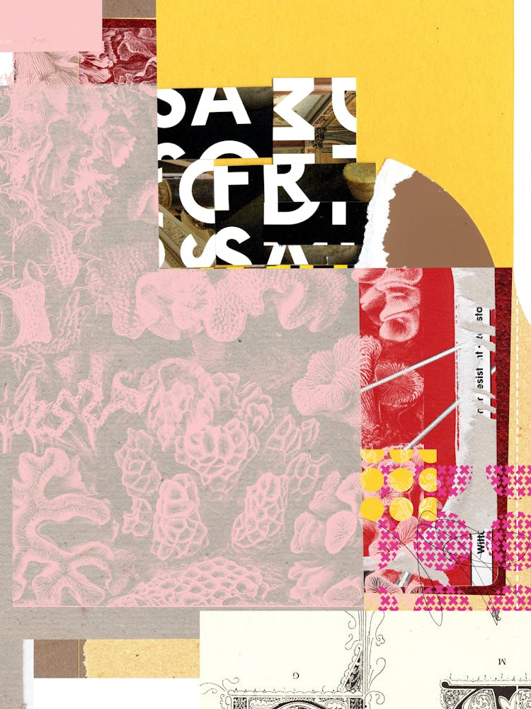 Daydream In Rosa Träumen Strukturiert Versunken Sinkend