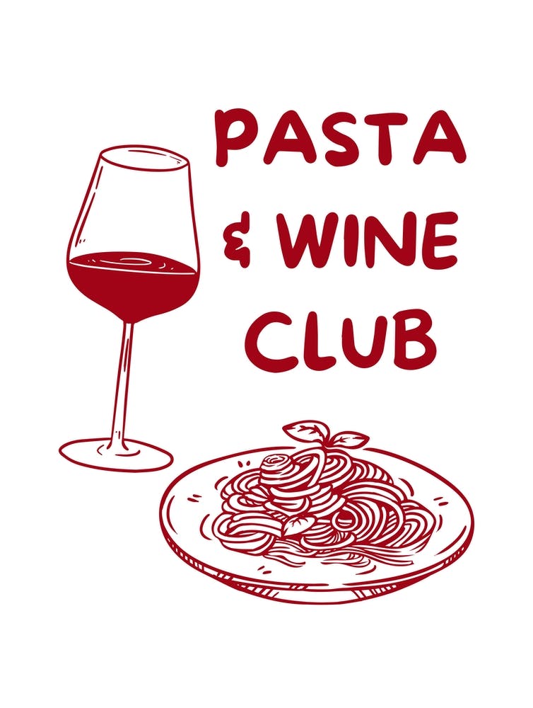 Red Pasta And Wine Club
