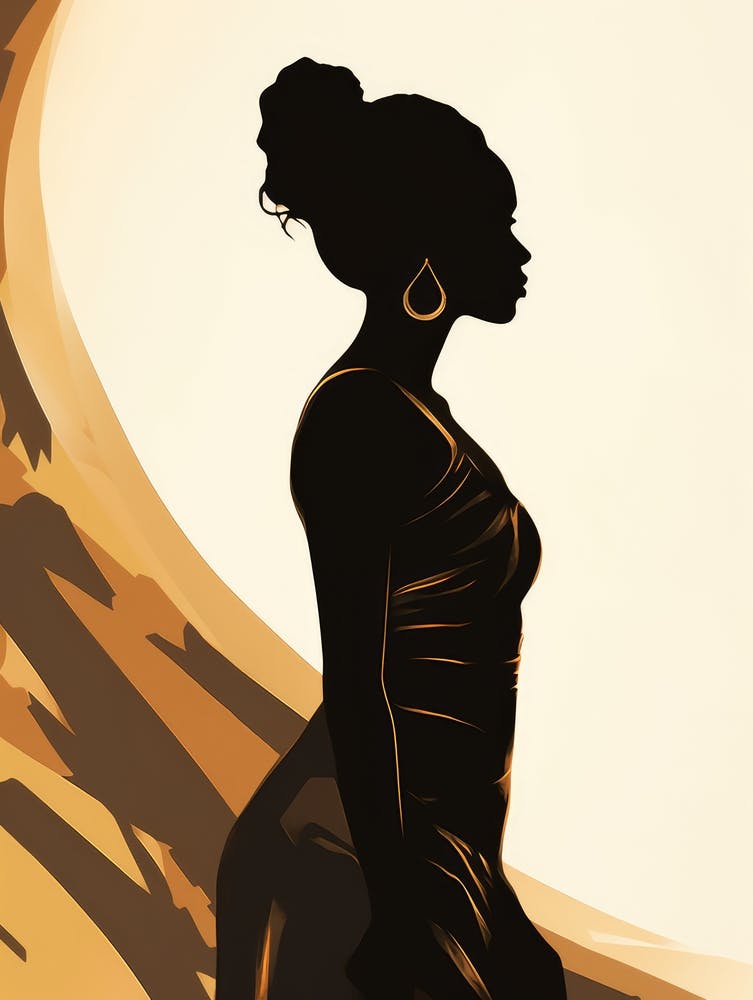 Silhouette Of A Woman 2