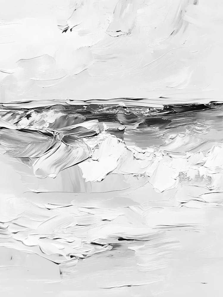 Black And White Painting 124