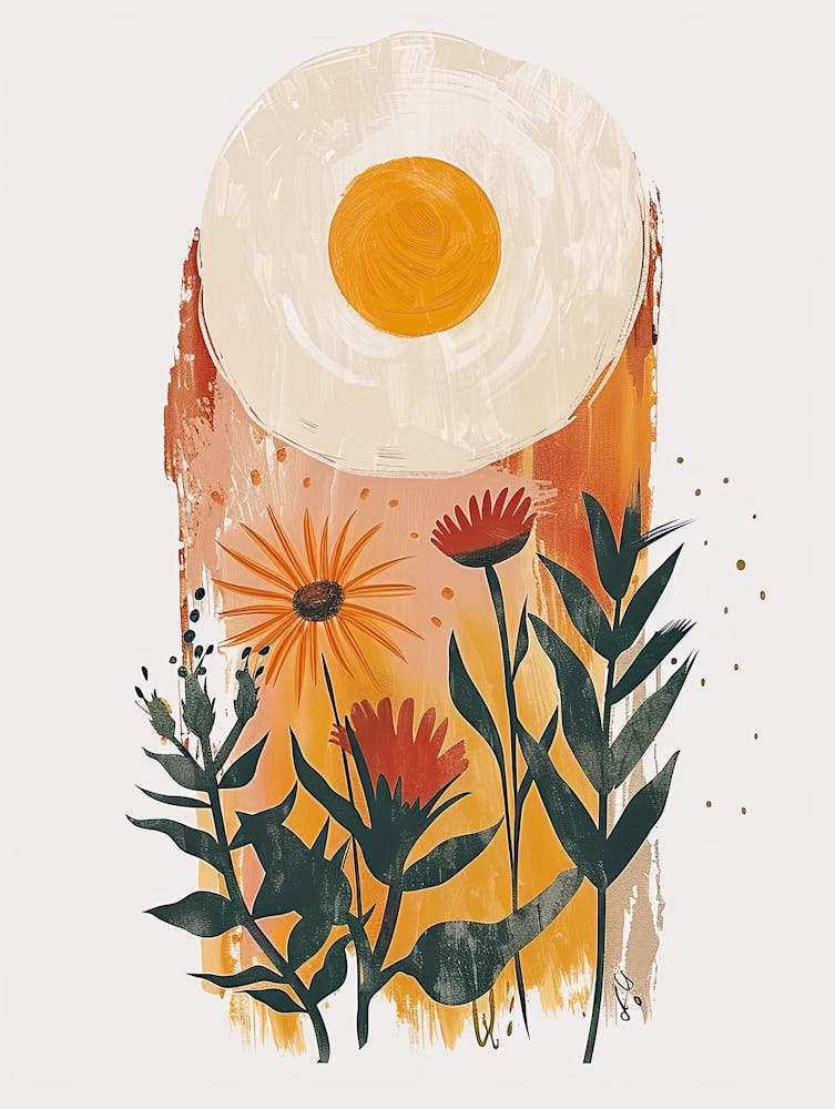 Sunflowers And Eggs