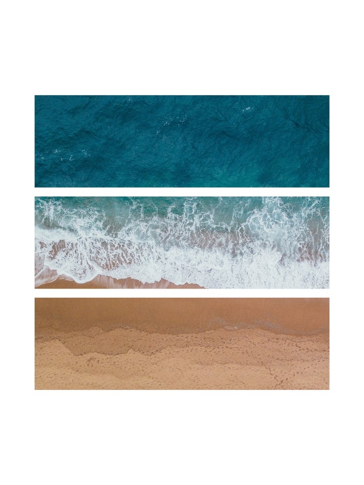 Abstrakter Quadrat-Strand