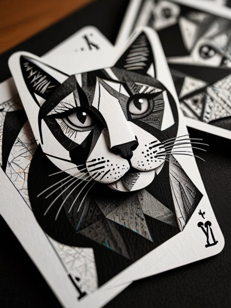 Cat Playing Cards 1
