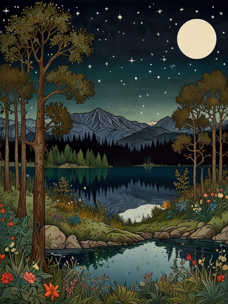 William Morris Night In The Woods 42
