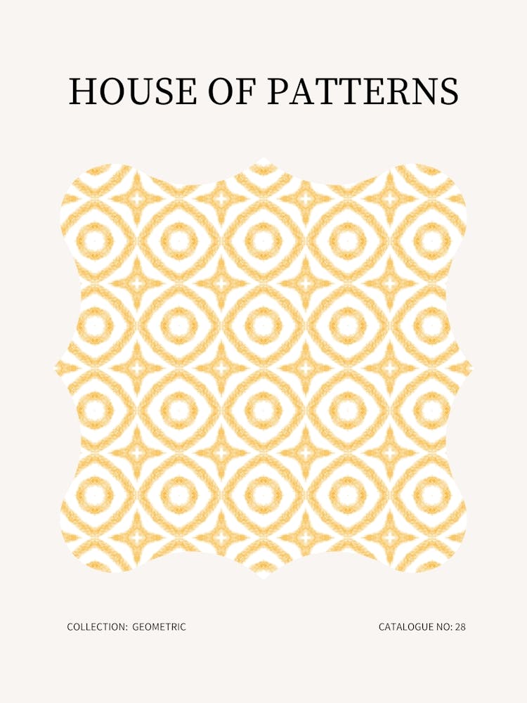 Geometric Pattern Poster 28