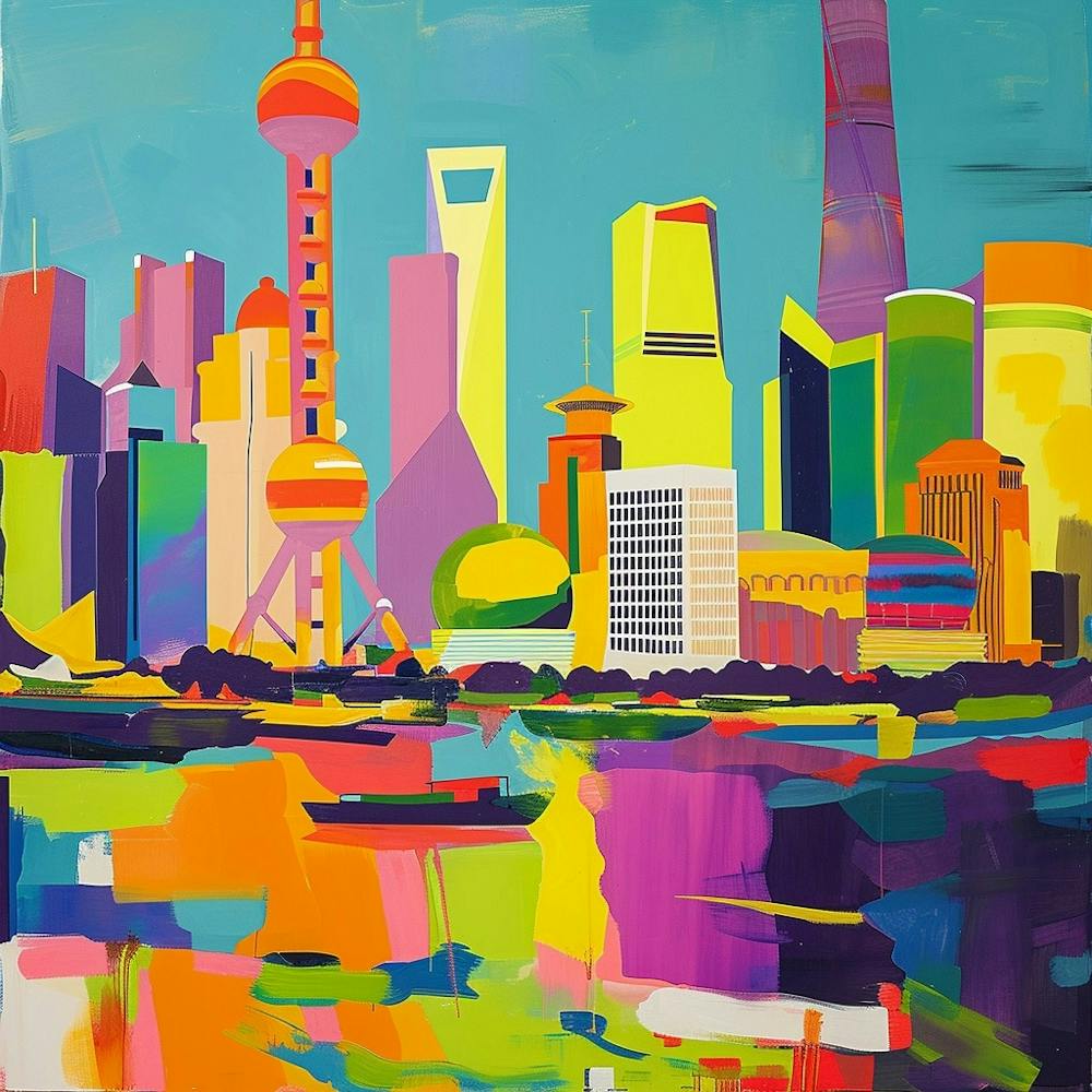 Abstract Travel Collection Shanghai China 2