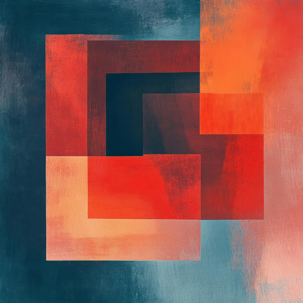 Abstract Square Canvas Print