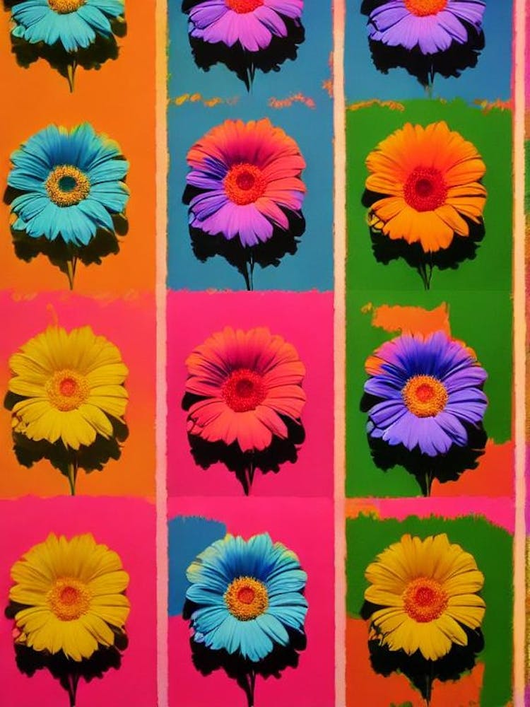 Gerberas Andy Warhol Flower