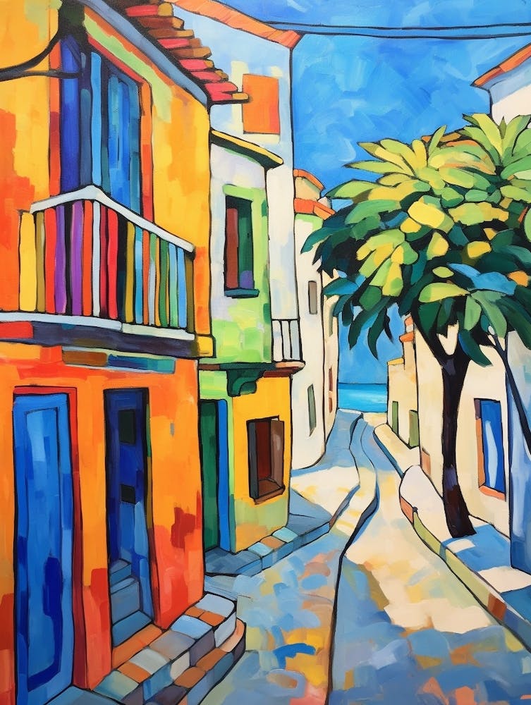 Limassol Cyprus 2 Fauvist Painting