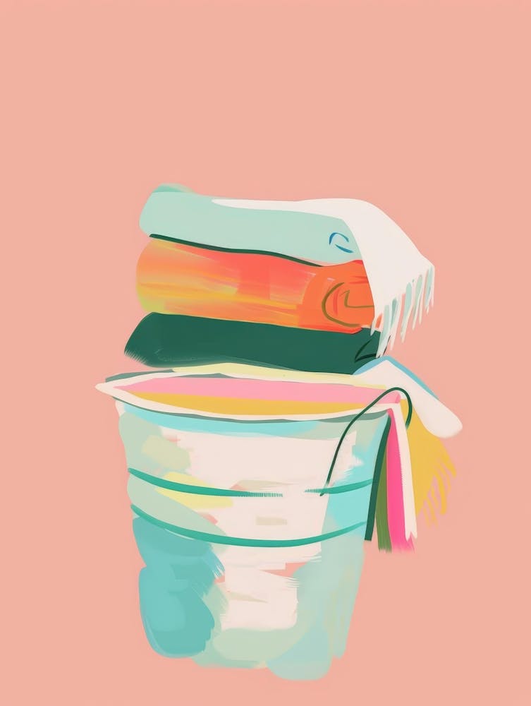Bucket Of Towels