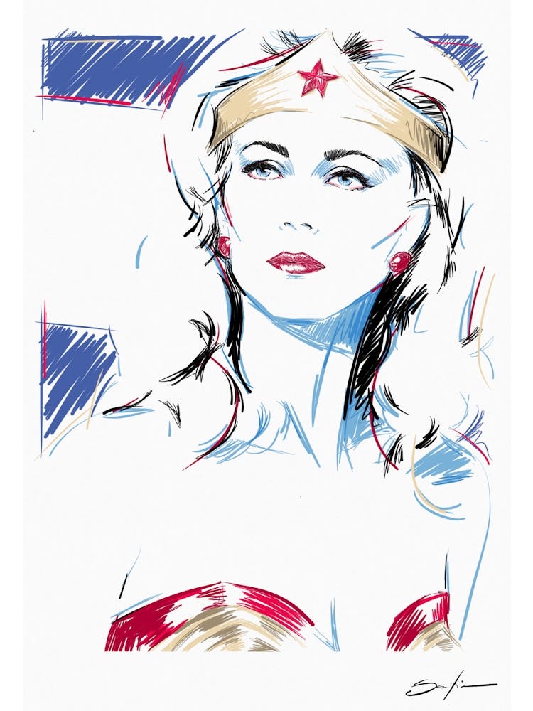 Wonder Woman (Lynda Carter) - Retro 80s Style