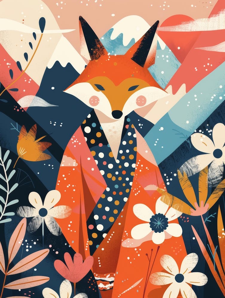 Fox In The Mountains