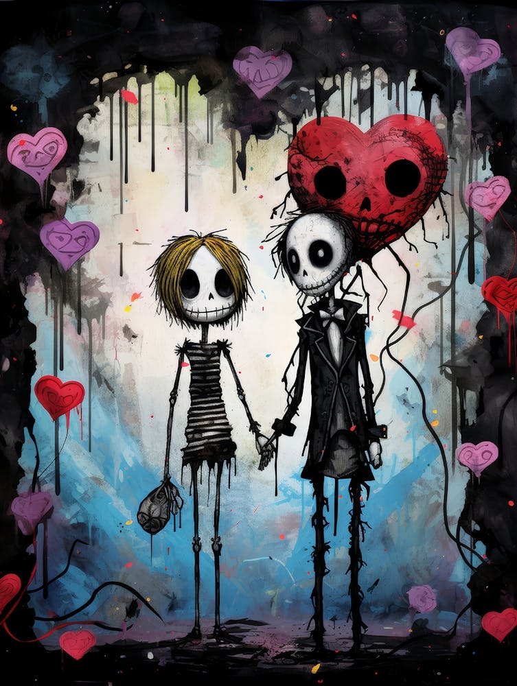Couple de Squelettes 1