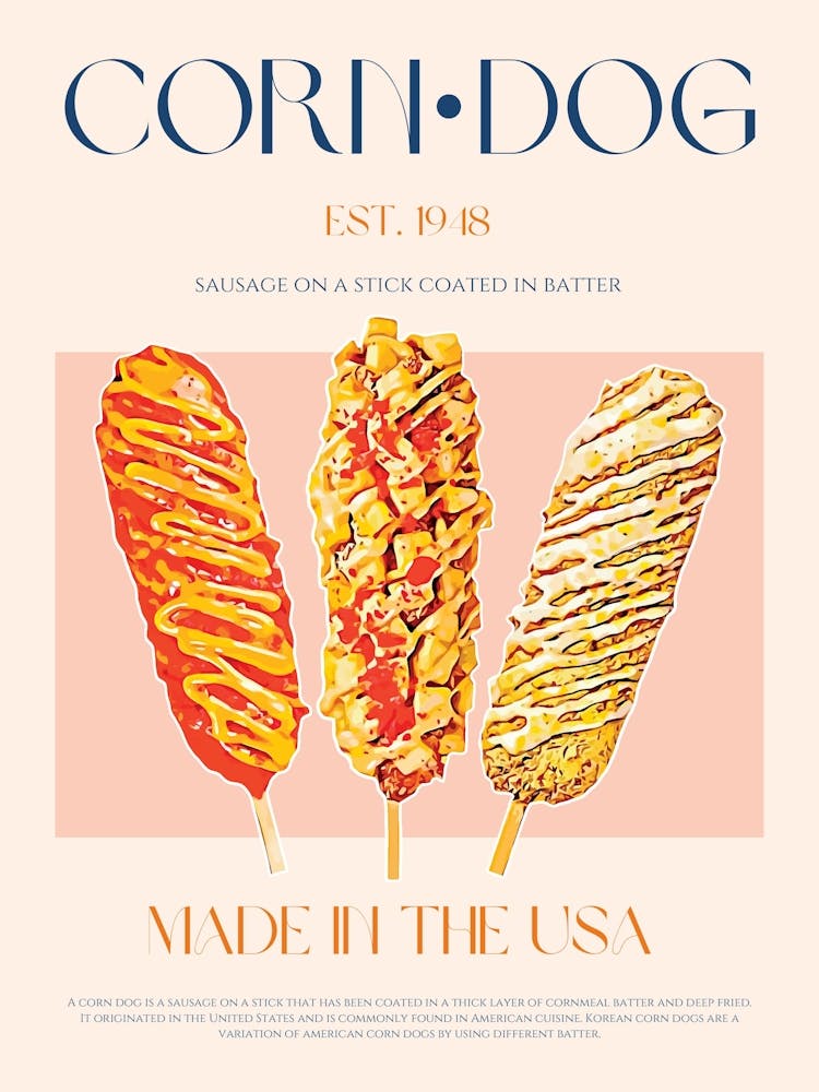 Corn Dog Mid Century