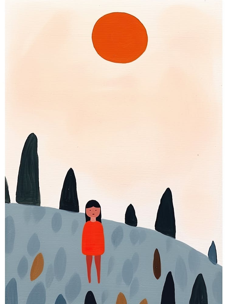 Mountains, Tiny People And Illustration 8