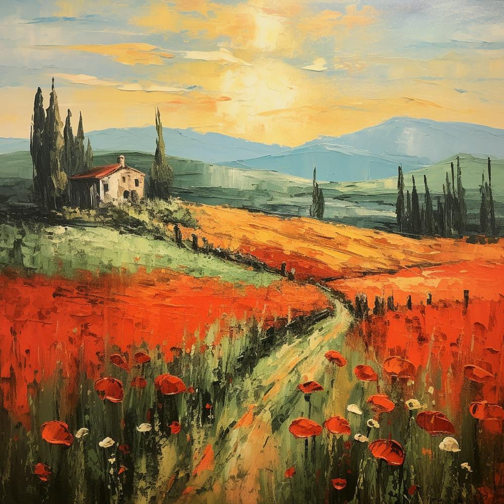 Palette Panorama: Italian Sunrise