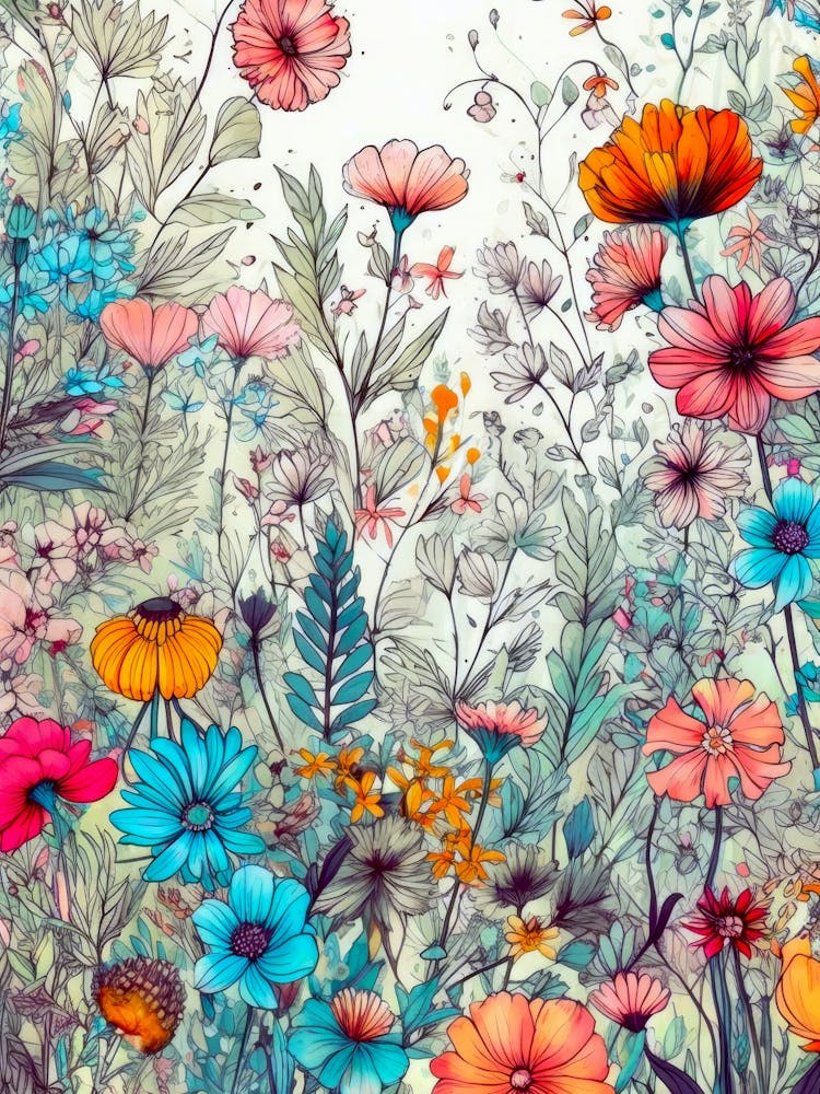 Wildflowers nature flora flowers meadow