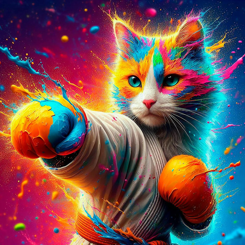 Cat Boxing