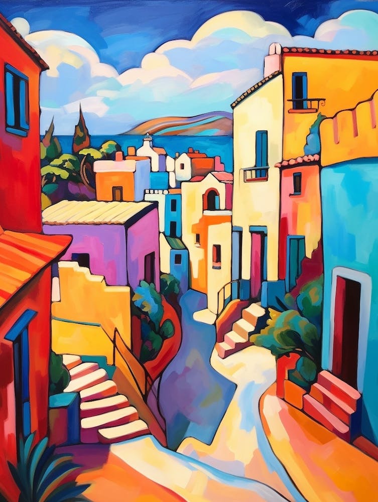 Gozo Malta 2 Fauvist Painting