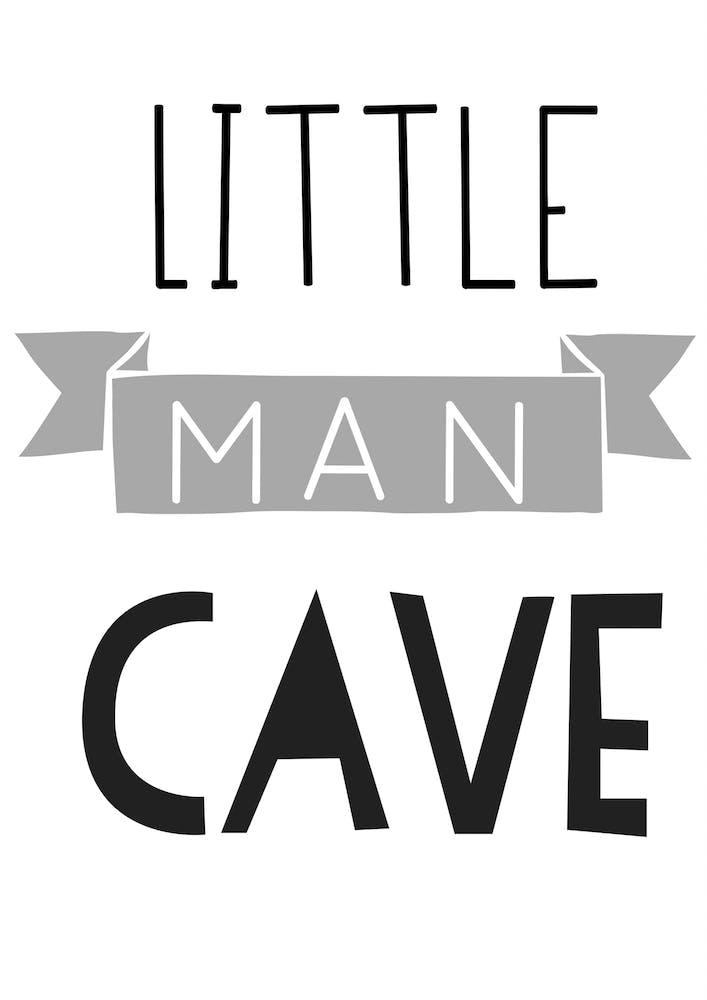 Little Man Cave Grey
