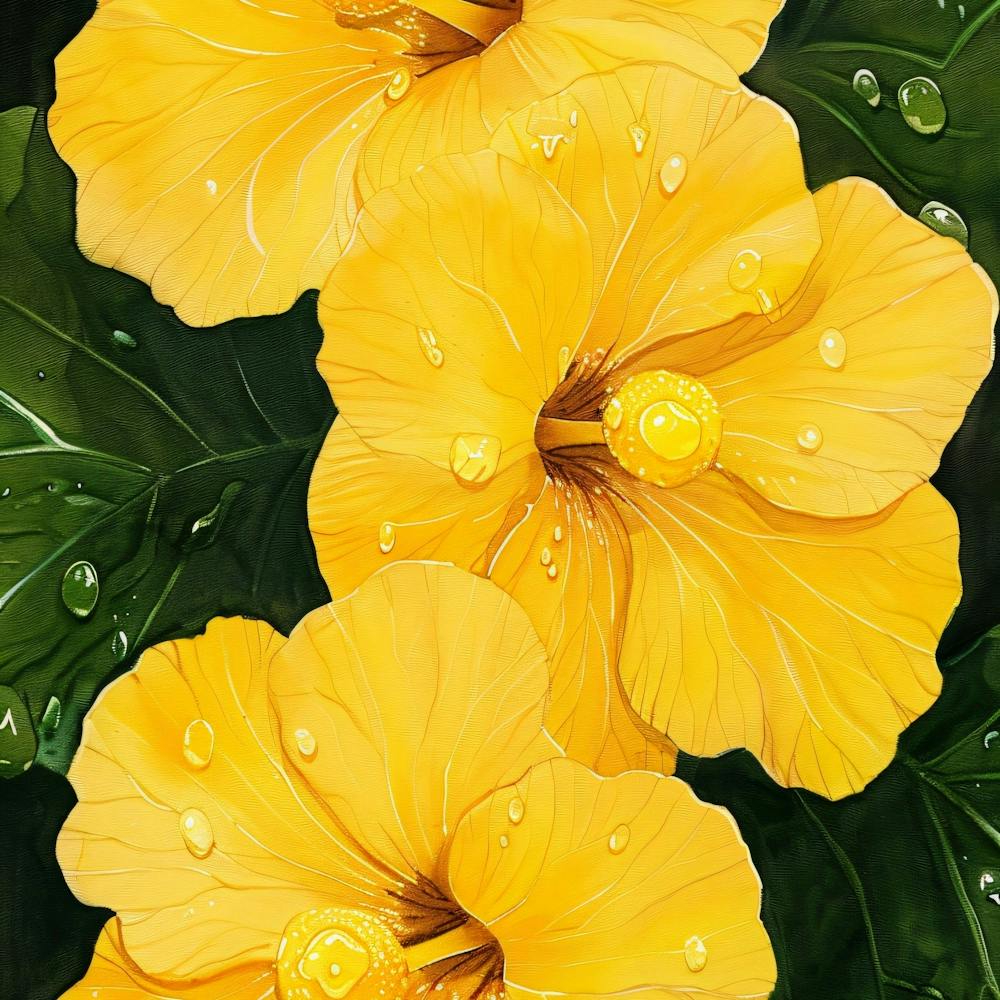 Yellow Hibiscus 1