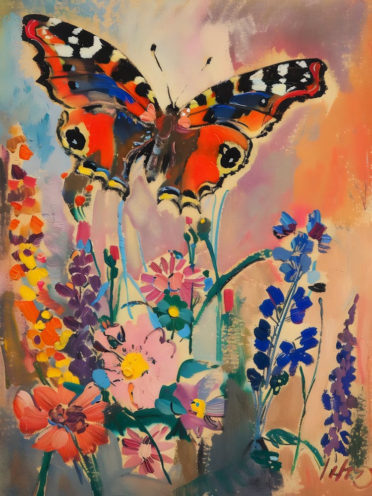 Butterfly In The Garden 1