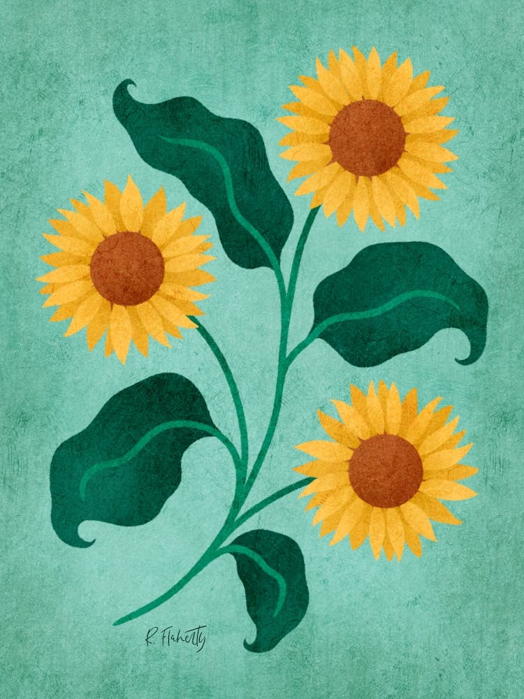 Golden Sunflowers