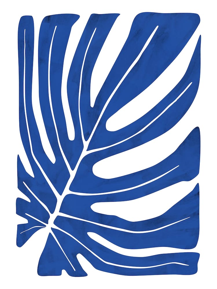 Blue Palm Leaf