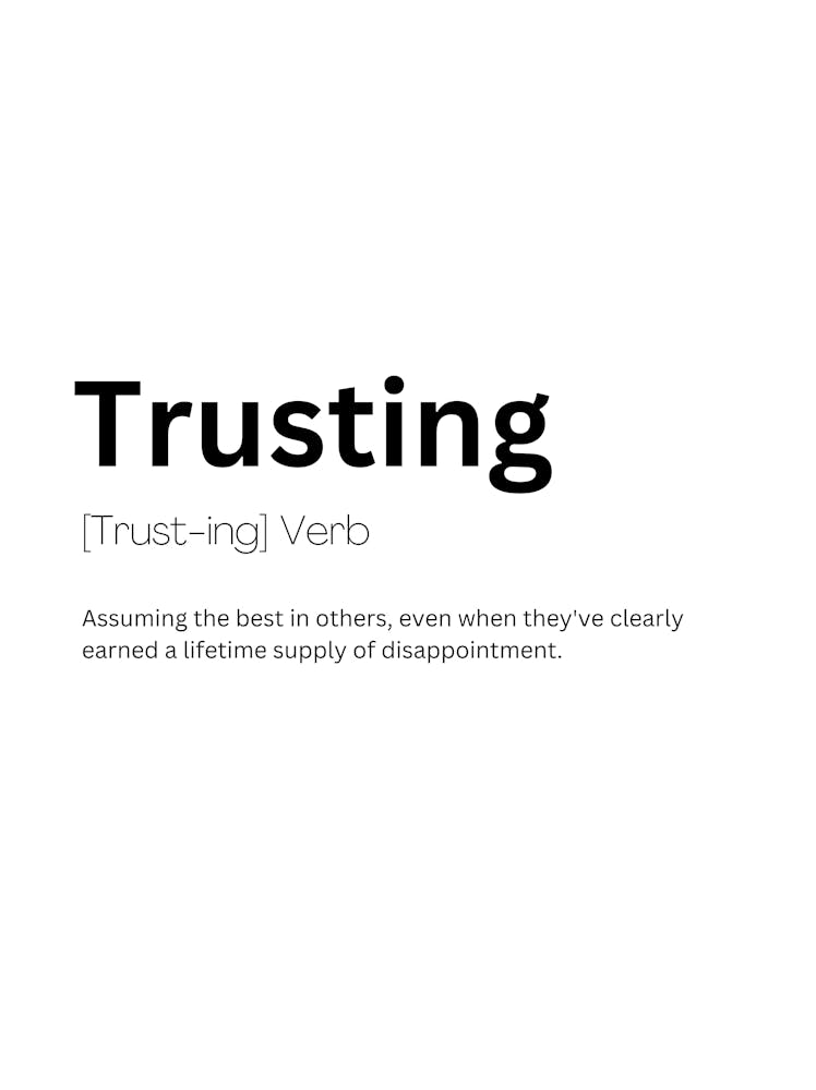 Trusting Definition Meaning
