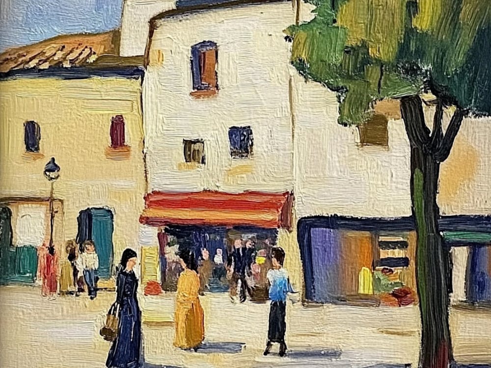 Straßenszene in Spanien