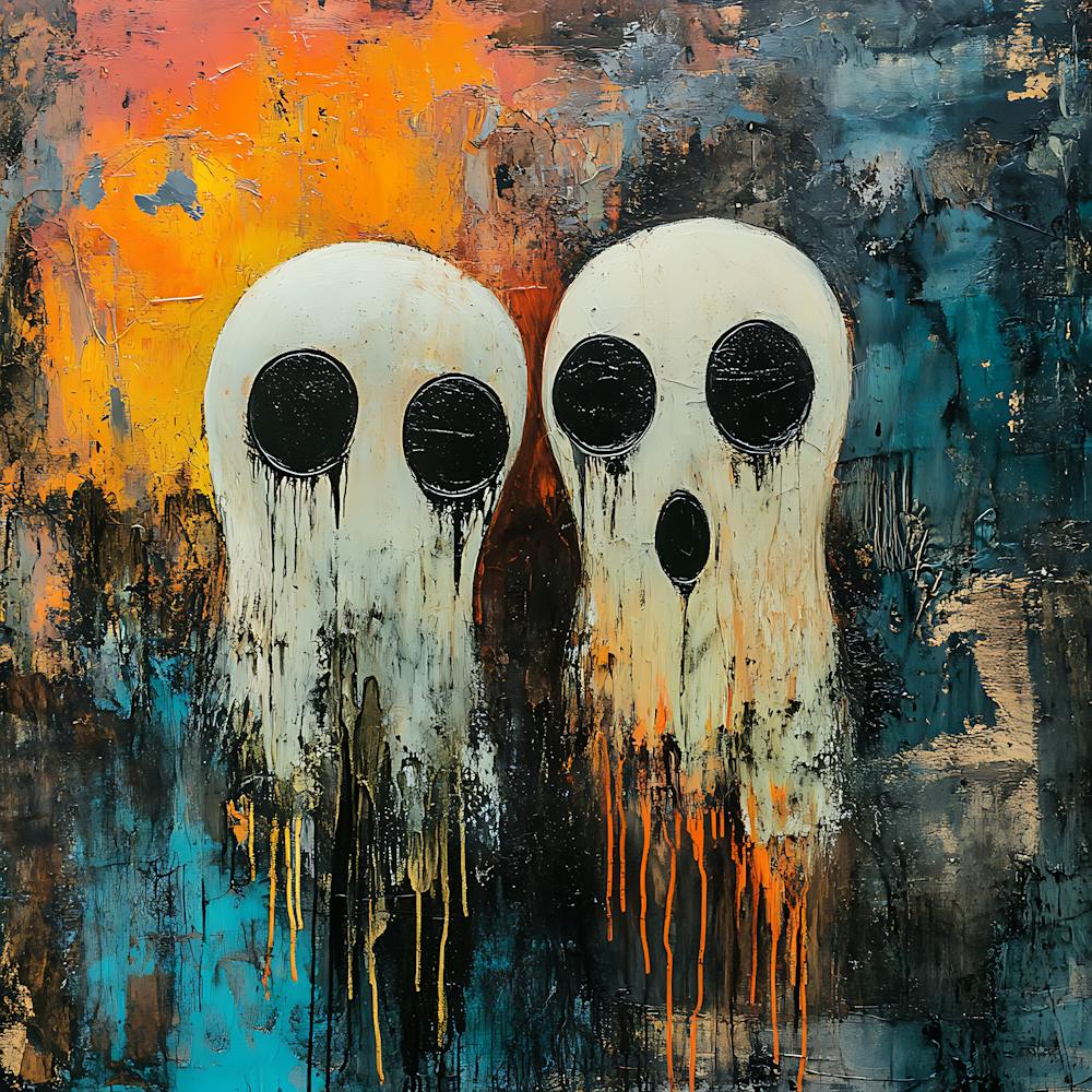 Abstract Ghostly Love 3