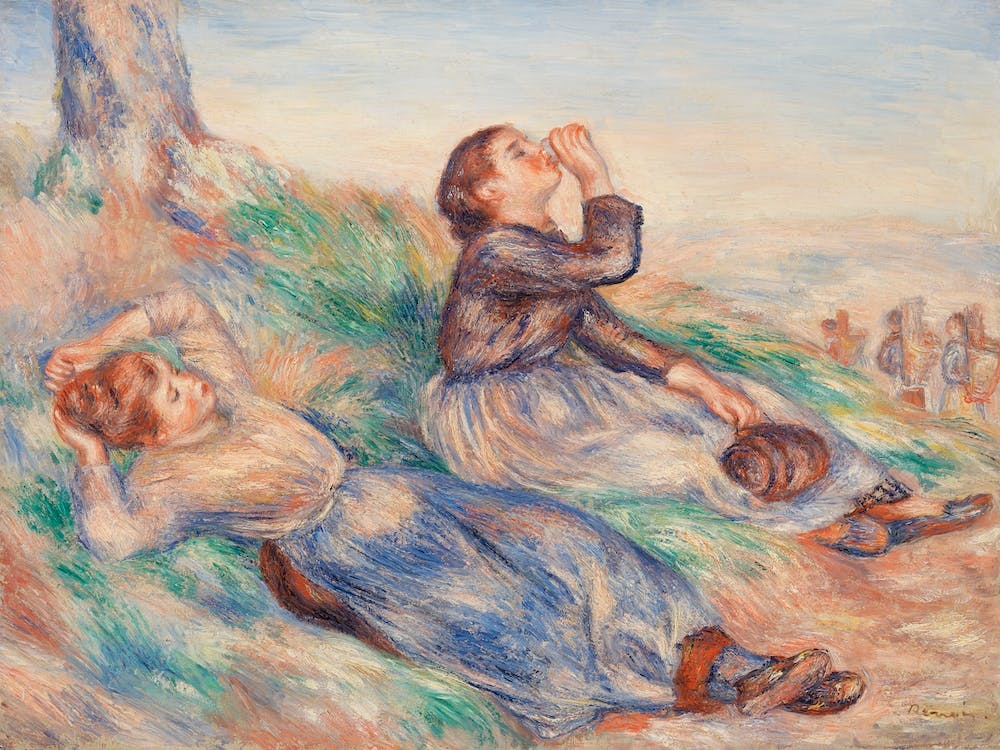 Grape Gatherers, Pierre Auguste Renoir